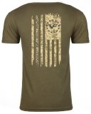 Valor Forge Tan Camo US Flag Shirt