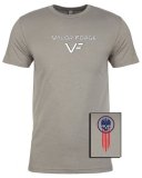 Valor Forge White Insignia Shirt with Liberty Skull