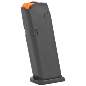 A 15-round magazine designed for Glock 19 Gen5 9mm pistols featuring hardened steel insert encased in high tech polymer.