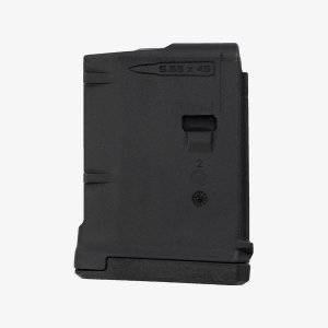 10 round low profile polymer magazine featuring a long-life stainless steel spring, four-way anti-tilt follower for reliable feeding.