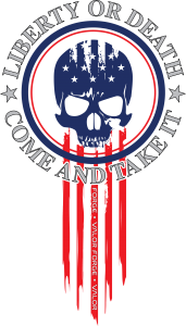 VF Liberty or Death Skull Decal