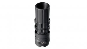 The JCOMP Gen2 barrel muzzle brake for AR .223/5.56mm features recoil management and flash reduction.