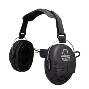 These ear muffs are designed for comfort and sound clarity featuring four frequency modes, are low noise tuned, and has a behind the neck design.