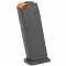 A 10-round magazine designed for Glock 43X/48 9mm pistols featuring hardened steel insert encased in high tech polymer.