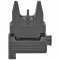 Match set of spring loaded AR-15 flip up front and rear sights. Spring-loaded posi-lock push button activation automatically deploys sight tower and prevents sight tower from collapsing when deployed.