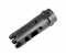 The King-Comp for AR .223/5.56mm is a cross between a compensator and a muzzle brake or effective “combo” muzzle device