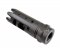 The King-Comp for AR .223/5.56mm is a cross between a compensator and a muzzle brake or effective “combo” muzzle device