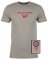 Men's classic, crew neck fitted short sleeve T-shirt with custom graphic Valor Forge Insignia logo on the front and Three Percent graphic on the back